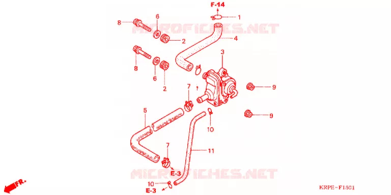 LUCHTZUIGKLEP Honda SCOOTER 100 LEAD 2003  SCV1003