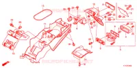 ACHTER STROOMLIJNKAP voor Honda CBR 125 REPSOL 2013