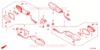 KNIPPERLICHT(2) voor Honda CBR 125 REPSOL 2013