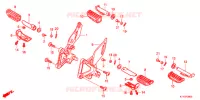 OPSTAP/KICKARM/ WISSEL PEDAAL voor Honda CBR 125 REPSOL 2013