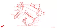UITLAATDEMPER(2) voor Honda CBR 125 REPSOL 2013