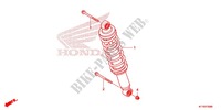 ACHTER KUSSEN(2) voor Honda CBR 125 BLACK 2014