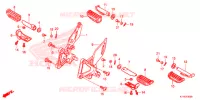 OPSTAP/KICKARM/ WISSEL PEDAAL voor Honda CBR 125 WHITE 2014