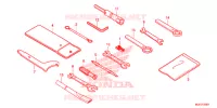 GEREEDSCHAP/ACCUVAK voor Honda CB 650 F ABS TRICOLOR 2014