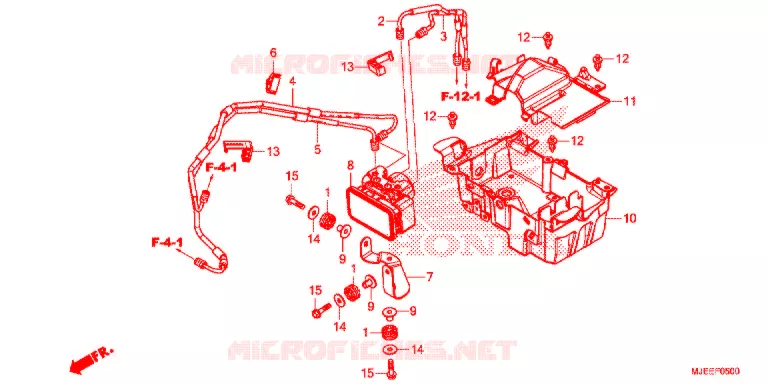 ABS MODULATOR Honda MOTO 650 CB 2014  CB650FAE