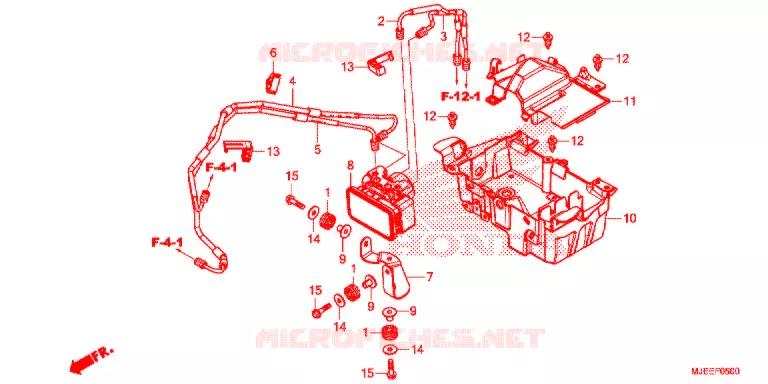 ABS MODULATOR Honda MOTO 650 CB 2014  CB650FE