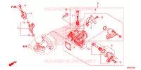 GASKLEP HUIS voor Honda SH MODE 125 2016