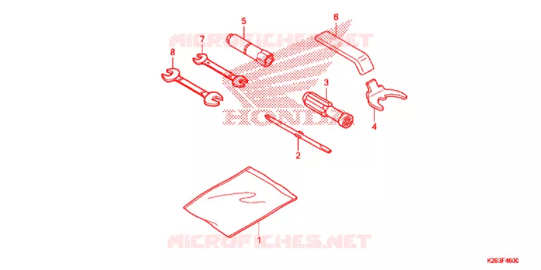 GEREEDSCHAP/ACCUVAK Honda SCOOTER 110 ICON 2014  ANC110CCM9