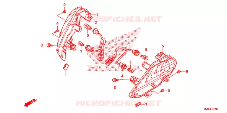 VOOR KNIPPERLICHT Honda SCOOTER 125 SH 2017  ANC125F