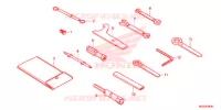 GEREEDSCHAP/ACCUVAK voor Honda CBR 500 R WHITE 2014