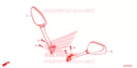 SPIEGEL voor Honda CBR 500 R 2014