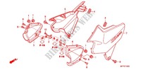 LUCHTFILTER/ZIJ AFDEKKING voor Honda CB 1300 ABS, TETE DE FOURCHE 2011