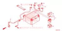 BEDRADINGSBUNDEL/ACCU voor Honda VFR 1200 F 2015