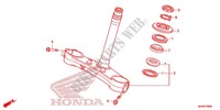 STURING STANG/BOVENSTE BRUG voor Honda CBR 1000 RR CABS RED 2015