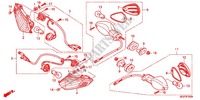 KNIPPERLICHT(2) voor Honda CBR 1000 RR FIREBLADE BRANCO 2014