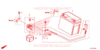 BEDRADINGSBUNDEL/ACCU voor Honda CBR 125 REPSOL 2015