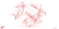 UITLAATDEMPER(2) voor Honda CBR 125 REPSOL 2015