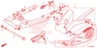 ZWAAI ARM/KETTINGKAST voor Honda CBR 125 REPSOL 2015