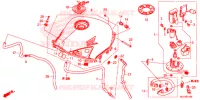 BRANDSTOF TANK/BRANDSTOF POMP voor Honda CBR 500 R ABS TRICOLOR 2015