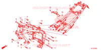 FRAME CHASSIS voor Honda CBR 500 R ABS TRICOLOR 2015