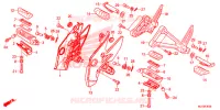OPSTAP/KICKARM/ WISSEL PEDAAL voor Honda CBR 500 R ABS TRICOLOR 2015