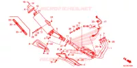 UITLAATDEMPER(2) voor Honda CBR 500 R ABS TRICOLOR 2015