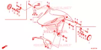 VOORSPATBORD voor Honda CBR 500 R ABS 2015