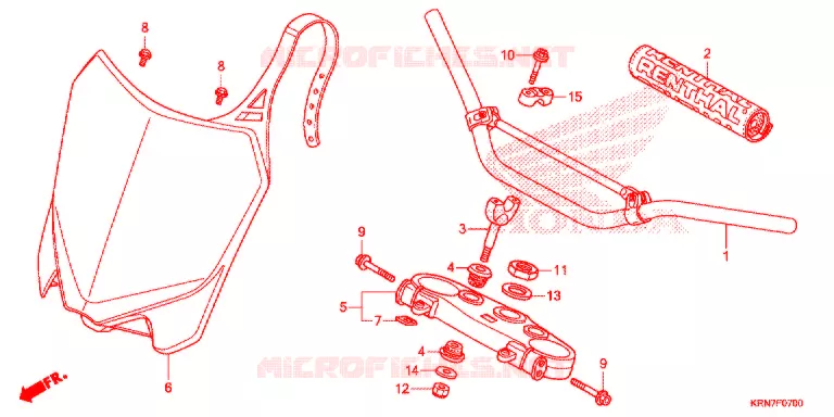 HENDEL PIJP/BOVENSTE BRUG (2) Honda MOTO 250 CRF 2016  CRF250RG