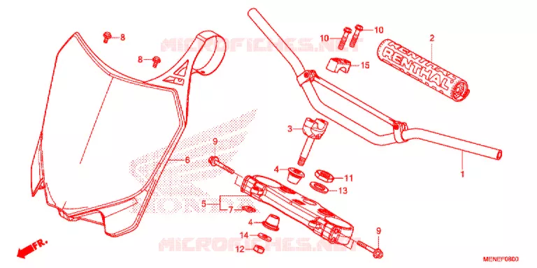 HENDEL PIJP/BOVENSTE BRUG (2) Honda MOTO 450 CRF 2018  CRF450RG