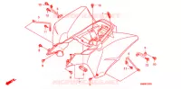 ACHTER STROOMLIJNKAP voor Honda TRX SPORTRAX 250 X 2012