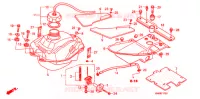 BRANDSTOF TANK voor Honda TRX SPORTRAX 250 X 2012