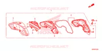COMBINATIEMETER voor Honda CB 1000 R ABS HYPER RED 2015