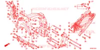 FRAME CHASSIS voor Honda CB 1000 R ABS HYPER RED 2015