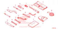 GEREEDSCHAP/ACCUVAK voor Honda CB 1000 R ABS HYPER RED 2015