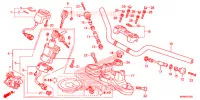 HENDEL PIJP/BOVENSTE BRUG (2) voor Honda CB 1000 R ABS HYPER RED 2015