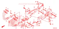 UITLAATDEMPER(2) voor Honda CB 1000 R ABS HYPER RED 2015
