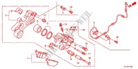 ACHTER REMKLAUW voor Honda CBR 250 R ABS NOIRE 2011