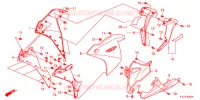 MIDDENKAP/ONDER KAP voor Honda CBR 250 R ABS BLACK 2012