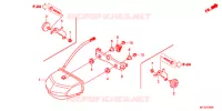 ACHTERLICHT(2) voor Honda CBR 600 R ABS RED 2012