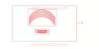 KIT WIEL STICKERS voor Honda CBR 600 R ABS RED 2012