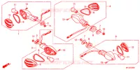 KNIPPERLICHT(2) voor Honda CBR 600 R ABS RED 2012
