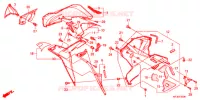 ONDER KAP (D.) voor Honda CBR 600 R ABS RED 2012