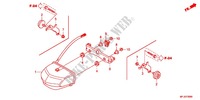 ACHTERLICHT(2) voor Honda CBR 600 R ABS ROUGE 2012
