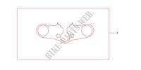 BESCHERMING VAN VORKTEK voor Honda CBR 600 R ABS ROUGE 2012