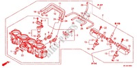 GAS HUIS voor Honda CBR 600 R ABS ROUGE 2012
