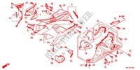 ONDER KAP (G.) voor Honda CBR 600 R ABS ROUGE 2012