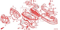 VOOR AFDEKKING/LUCHTFILTER voor Honda CBR 600 R ABS ROUGE 2012