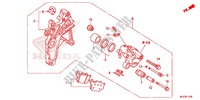 ACHTER REMKLAUW voor Honda NC 750 J VULTUS 2014