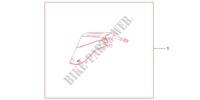BLANKET (PACKED PER 5) voor Honda VISION 110 2012