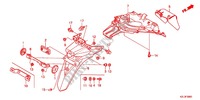 ACHTER STROOMLIJNKAP voor Honda VISION 110 2012